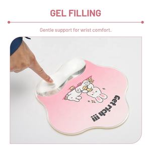 <span class=keywords><strong>Tapis</strong></span> de souris de jeu à broche en gel Repose-poignet en PC-Forme d'étoile à cinq branches <span class=keywords><strong>Tapis</strong></span> de <span class=keywords><strong>clavier</strong></span> <span class=keywords><strong>ergonomique</strong></span> transparent et antidérapant pour la maison et le bureau - Product Image 4