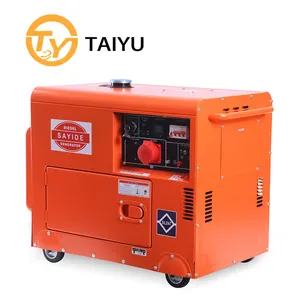 Taiiyu Air Cooled Diesel 12v 8A 8KW 3 Single Phase Silent Diesel Generator 60 Hz High Quality Welding Mobile Generator
