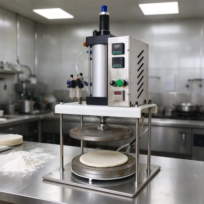 Hydraulic Dough Press Machine Automatic Flatbread Maker for Chapati ...
