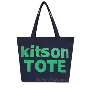 Customizable Cotton Canvas Tote Bags Environmentally Friendly Wholesale Small Order Printable Logo Letter Pattern for Gift