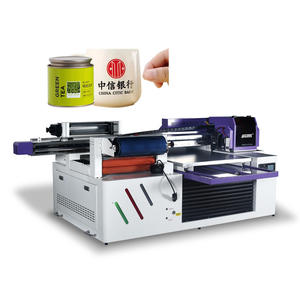 Imprimante numérique à plat UV 6090 pour feuilles de PVC, cuir, cartes, tubes, factures, coques de téléphone, avec découpe intégrée et technologie UV LED - Product Image 1