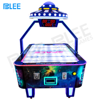 Nouvelle conception électronique rotatif haut vaisseau spatial tableau de bord aérien Table de Hockey sur air Machine de jeu d'arcade d'intérieur