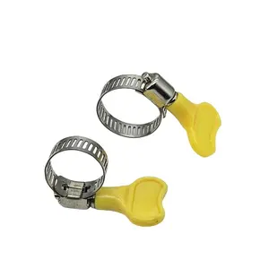 Small American Style Stainless Steel Pipe Clamp Stainless Steel Hose Clamp Gas Pipe Oxygen Pipe Clamp