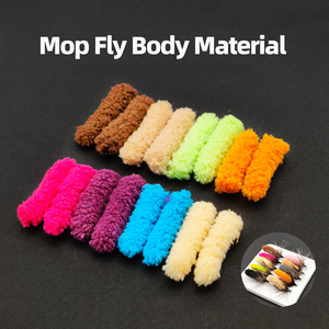 Fil de Chenille Mop à Haute Flottabilité pour la Confection de Mouches Ultra Douces, Idéal pour la Pêche à la Truite, les Nymphes Européennes et les Mouches Humides - Product Image 2