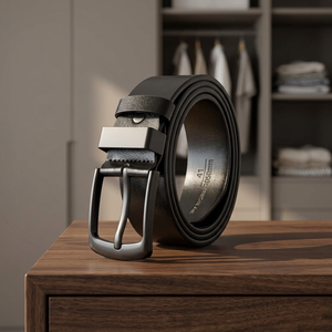 Wholesale Premium Quality Full <b>Brown</b> Genuine Leather <b>Belts</b> with Custom Logo Casual Style Steel Buckle <b>for</b> <b>Men</b> - Product Image 3