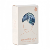 Bonnet de Douche Bandeau Personnalisé Bonnet de Cheveux en Satin Serviette Boîtes d'Emballage