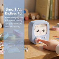 Imprimante thermique IA pour enfants, impression sans encre à commande vocale, intelligente pour enfants, créative et amusante, impressions instantanées 203 DPI, en stock