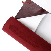 Tissu en suède auto-adhésif 300 g/m², 95 % polyester, 5 % élasthanne, non pelucheux, à poils réversibles, pour la modification intérieure automobile