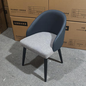 Chaise de salle à manger de style nordique chaise de salle à manger élégante et légère chaise de salle à manger en velours meubles de cuisine - Product Image 2