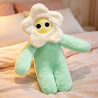 Fabricants de jouets en peluche personnalisés : Créez vos propres jouets pas chers, poupée personnagre de grande taille à pétales verts
