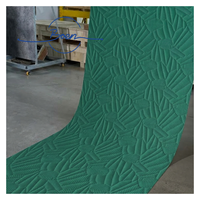 Revêtement mural en pierre artificielle souple et pliable, couleur unie durable, texture de feuille de bananier pour revêtement mural intérieur et extérieur