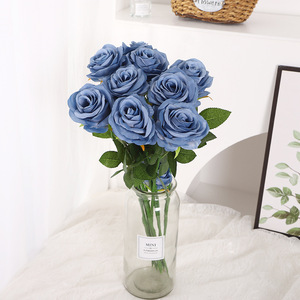 Rosas Artificiales de Seda, Color Rosa Degradado, Románticas y de Ensueño, para el Día de San Valentín, Accesorios de Fotografía de Bodas, Reutilizables y Reciclables - Product Image 3