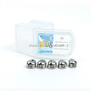[Aifan Dental] Nuevos productos Metal de acero inoxidable El primer molar primario y el segundo molar primario <span class=keywords><strong>para</strong></span> niños Corona dental - Product Image 4