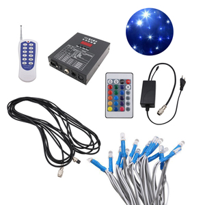Telón de Fondo con Efecto de Iluminación de Escenario Personalizable, Decoración LED de <span class=keywords><strong>Cielo</strong></span> Estrellado y Lluvia de Meteoros para Interiores, Cortina de Luces Estelares - Product Image 6