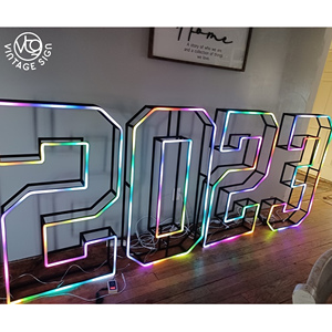 Tùy chỉnh đám cưới ngoài trời lớn ánh sáng Neon bóng đèn marquee thư dấu hiệu A đến Z số chữ dẫn quảng cáo bóng đèn marquee thư dấu hiệu - Product Image 1