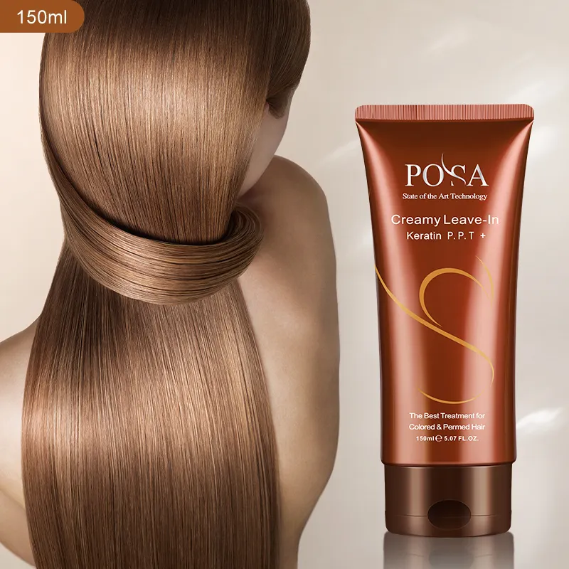 Private Label Posa P.P.T Haar reparatur behandlung Shining Heat Protect Cream Leave In Conditioner