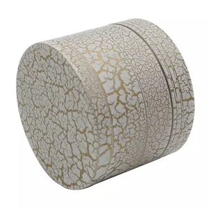 JUJI – broyeur métallique à motif fissuré de 50mm, multicolore, fumée cassée, Pipe à fumer, accessoires pour fumer les herbes, nouveau - Product Image 5