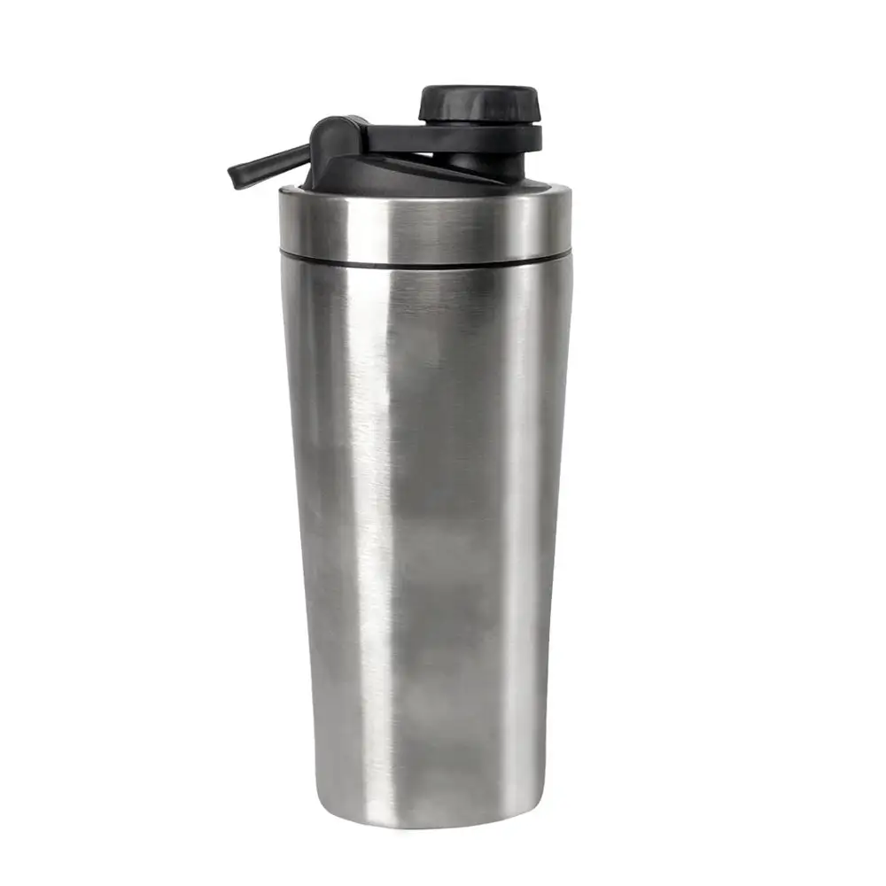 600ml Slim Garrafa De Água De Aço Inoxidável 18/8 Metal Protein Shaker Garrafa em branco garrafa shaker proteína