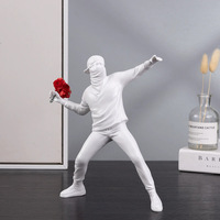 Figur Resin Ramah Lingkungan Berbagai Gaya Motif Pemandangan Alam Karakter Film & TV Hewan untuk Hiasan Natal, Meja, Dinding, Kerajinan Rumah