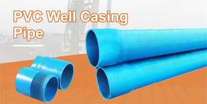 Tuyaux de puits en PVC et tuyaux de filtration pour puits d'eau, tuyaux de puits en plastique, tuyaux de puits en PVC - Product Image 2
