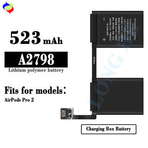Bateria Recarregável de Íon de Lítio A2798 523mAh para AirPods Pro 2 - Atacado de Fábrica - Product Image 2