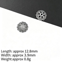Perles de support de fleurs rétro DIY, coussinets de perles, perles de séparation faites à la main, accessoires de mode, jeu de lettres