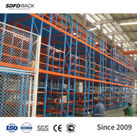 Système de rayonnage à plateformes en acier pour entrepôt, fabriqué en Chine, pour le stockage de matelas, avec mezzanines multi-niveaux