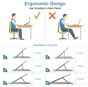 Эргономичный алюминиевый регулируемый по высоте органайзер для ноутбука монитор Подставка для планшетных ПК подставка для настольного держателя подставка - Product Image 3