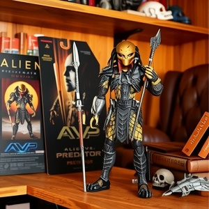 <span class=keywords><strong>Alien</strong></span> <span class=keywords><strong>Vs</strong></span>. NECA <span class=keywords><strong>Predator</strong></span> Figurine d'action en PVC de 7 pouces AVP Modèle Cat Face Celtic Scar Jouet transfrontalier - Product Image 1