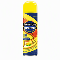 Cire en spray Lemon pour l'entretien des meubles 450 ml – Polish pour bois massif, sols, canapés, tables