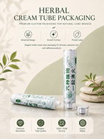 Tubo cilíndrico sin aire de 90 ml personalizado al por mayor para pasta de dientes, vacío, recargable, ecológico, de aluminio y plástico, con tapa de rosca, impresión UV, exprimible