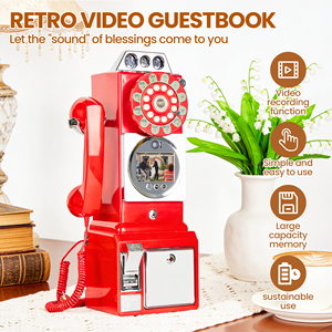 Telefono Vintage HD 1080P con Audio e Video, Memoria 32GB, Decorazioni Retrò per Matrimoni, Eventi e Feste di Compleanno - Product Image 5
