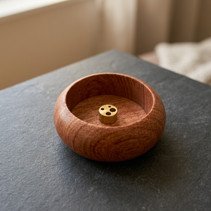 Nouveau design – Porte-encens en bois massif, support personnalisé en noyer et bois de frêne pour bâtonnets d'encens, brûleur d'encens, plateau à encens en gros - Product Image 1