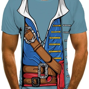 Pirate Costume Men's <b>Shirt</b> Adult <b>Funny</b> 3D Print Graphics Novelty Knitted Breathable Anti-Wrinkle Clothing - Product Image 5
