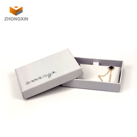 Boîte à bijoux couverts en papier écologique, emballage de luxe, pour boucles d'oreilles, bracelets, vente directe d'usine, pièces