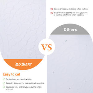 XINART HTV ไวนิลแผ่นไวนิลถ่ายเทความร้อนสำหรับ <span class=keywords><strong>Cricut</strong></span> 12X10นิ้ว25สีเป็นตัวเลือก - Product Image 5