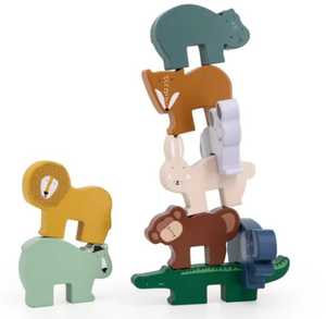 Bằng Gỗ Rừng Động Vật Xếp Chồng Động Vật Cân Bằng Đồ Chơi Trẻ Mới Biết Đi Đồ Chơi Mầm Non Giáo Dục Động Vật Chơi Thiết Lập - Product Image 3