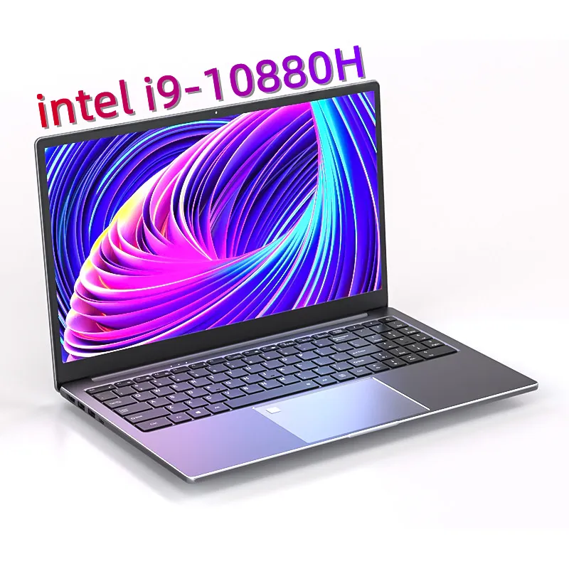 Wholesale OEM RAM 32GB 64GB 2TB SSD 15.6 inch Notebook PC Intel Core i9 9880H 10880H Win11 i9 9th 10th Gen Business Laptop
