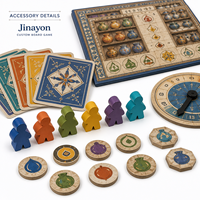 Jeu de société de dessin et de stratégie personnalisé en céramique européenne pour les boutiques de musées