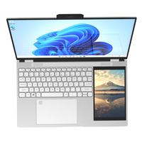 Ordinateur portable professionnel à double écran, neuf, prix d'usine, 15,6 pouces, écran tactile 7 pouces, RAM 16 Go/32 Go, SSD 1 To