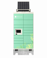 Casier à colis solaire extérieur intelligent avec batterie LFP