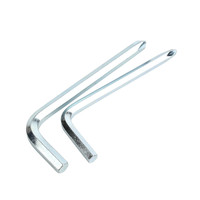 Clé à douille double tête Phillips Allen en forme de L, tournevis cruciforme # 2 clés en L Phillips 2,5 mm 3 mm 4 mm 5 mm 6 mm 8 mm