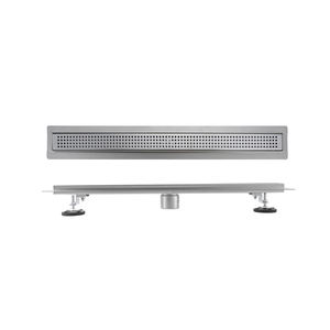 Sistem Drainase Linear Modern OEM 600 MM dengan Saluran Dinding, Grate Slot Hairline, untuk Shower Walk-in Tanpa Ambang - Product Image 3