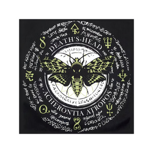 Tappetino <span class=keywords><strong>da</strong></span> Mahjong Nero Verde con Teschio e Falena, con Borsa, Estetica Scura, Antiscivolo, Pieghevole, Tappetino <span class=keywords><strong>da</strong></span> Gioco <span class=keywords><strong>da</strong></span> Viaggio, Set Mahjong Americano Portatile - Product Image 1