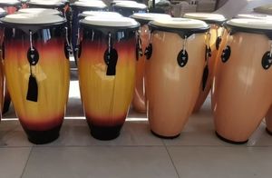 Tambours Conga 10 + 11 pouces avec processus de <span class=keywords><strong>dessin</strong></span> plusieurs couleurs électrolytiques avec logos personnalisés BOIS DE BOULEAU - Product Image 5