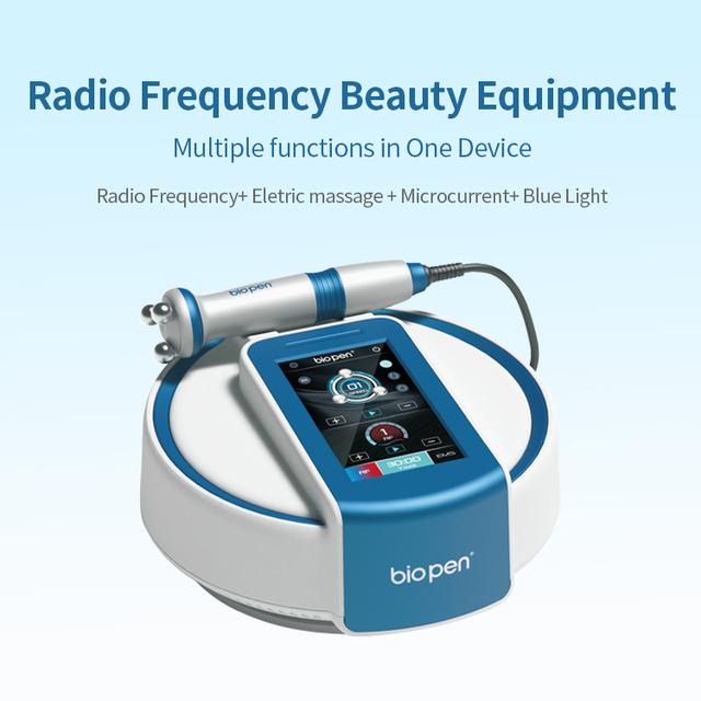 Desktop Bio Microcurrent Face Lift Pen, Professional Skin Tightening & Rejuvenation Device, Salon Anti-Aging Beauty Machine