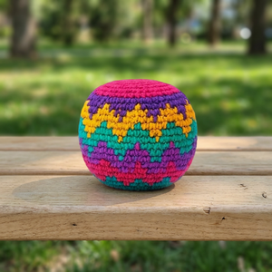 UBAID ASLAM INDUSTRIES Professional Training Hacky Sack Ball Premium Quality Woven Knitted for <b>Outdoor</b> Play All Seasons Digital - Product Image 1
