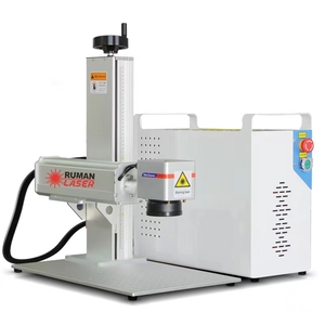 Raycus-fuente láser IPG de escritorio, máquina industrial de marcado láser de fibra para impresora, 20w, 30W, 50W, rodamiento de anillo, cinta transportadora - Product Image 2