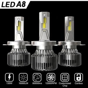 Gran oferta Auto Led faro 130W 20000lm H1 H13 12V Luces Auto 9005 H11 luces H7 H4 Led cabeza bombilla para coche - Product Image 4