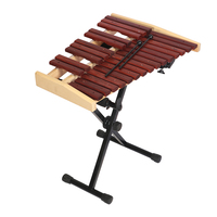 Grosir berdiri bebas 37 catatan kayu alat musik Xylophone dengan tinggi berdiri disesuaikan